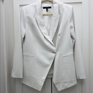 White House Black Market Classic White Blazer